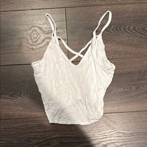White Strappy Women's Top